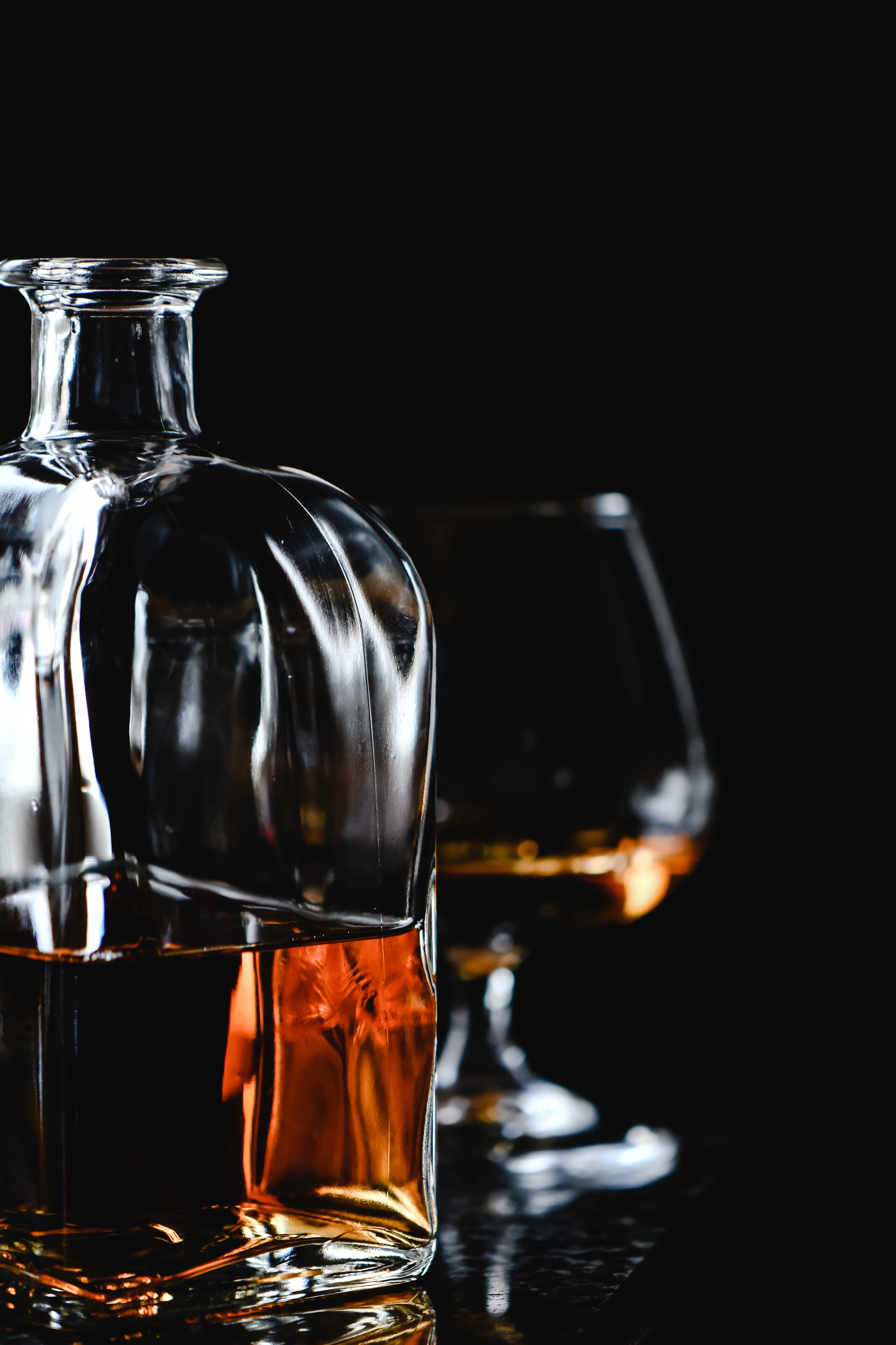 A decanter of aged Cape brandy